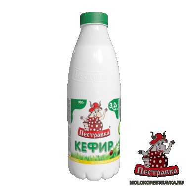 Кефир 3,2% «Пестравка» 930 мл. Кефир 3,2% «Пестравка» 930 мл.