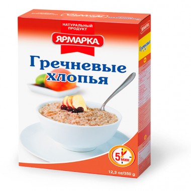 Гречневые хлопья «Ярмарка» 350 гр. Гречневые хлопья «Ярмарка» 350 гр.