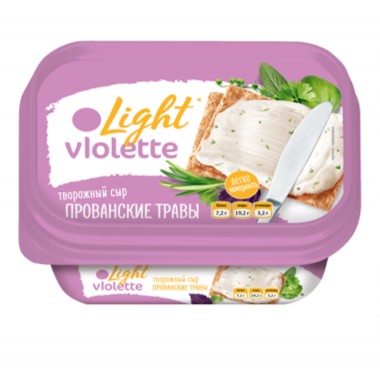 Сыр творожный Violette "Прованские травы Light " «Карат» 160 гр. Сыр творожный Violette "Прованские травы Light " «Карат» 160 гр.