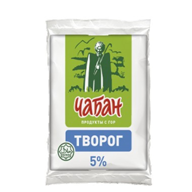 Творог 5% Чабан 180 гр. Творог 5% Чабан 180 гр.