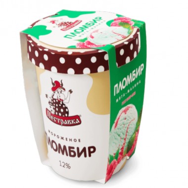 Пломбир мята-малина «Пестравка» 270 гр. Пломбир мята-малина «Пестравка» 270 гр.