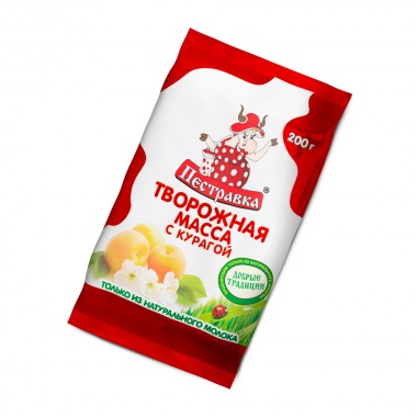 Творожная масса с курагой «Пестравка» 200 гр. Творожная масса с курагой «Пестравка» 200 гр.