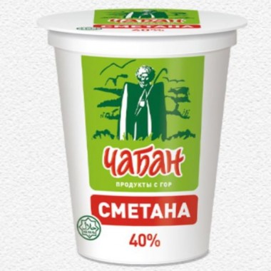 Сметана 40% "Чабан" 200 гр