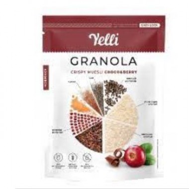 Завтрак готовый Granola crispy muesli choco & berry "Yelli" 200гр. Завтрак готовый Granola crispy muesli choco & berry "Yelli" 200гр.