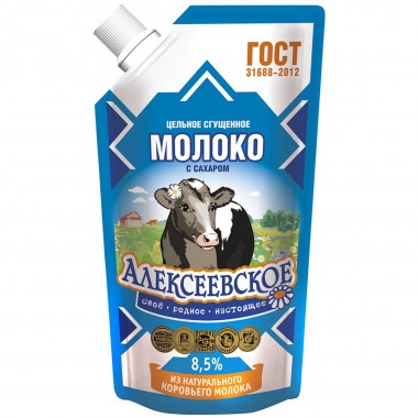Сливки сгущенные ГОСТ "Алексеевское" 275 гр. Сливки сгущенные ГОСТ "Алексеевское" 275 гр.