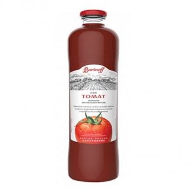 Сок томатный с мякотью и солью «Barinoff» 1 л.