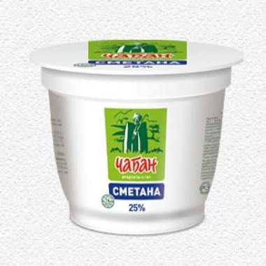 Сметана 25% «Чабан» 180гр.