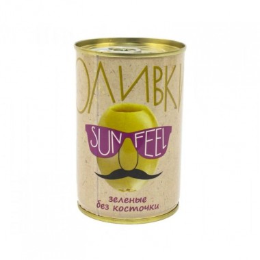 Оливки зеленые без косточек "Sun Feel" Оливки зеленые без косточек "Sun Feel"