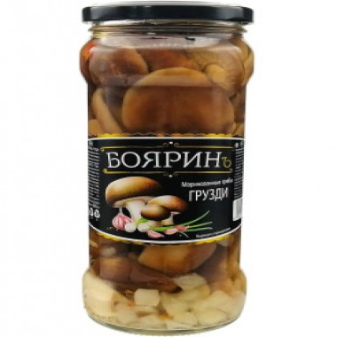 Грузди маринованные "Бояринъ" 314 гр Грузди маринованные "Бояринъ" 314 гр