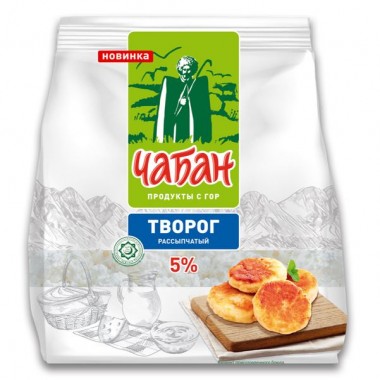 Творог 5% "Чабан" 350гр. Творог 5% "Чабан" 350гр.