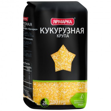 Кукурузная крупа "Ярмарка" 600 гр