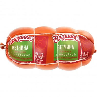 Ветчина из индейки «Вязанка» 450 гр. Ветчина из индейки «Вязанка» 450 гр.