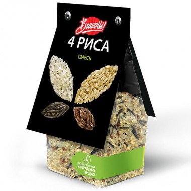 Смесь 4 риса «Bravolli» 350 гр. Смесь 4 риса «Bravolli» 350 гр.