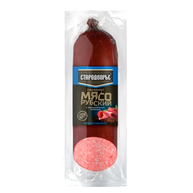 Колбаса "Мясорубская" с рубленым окороком "Стародворские колбасы" 350 гр. Колбаса "Мясорубская" с рубленым окороком "Стародворские колбасы" 350 гр.