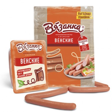 Сосиски "Венские" "Вязанка" весовые Сосиски "Венские" "Вязанка" весовые