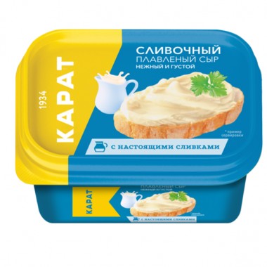 Сыр плавленый сливочный «Карат» 400 гр. Сыр плавленый сливочный «Карат» 400 гр.