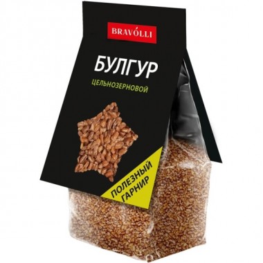 Булгур цельнозерновой "Bravoli" 350 гр. Булгур цельнозерновой "Bravoli" 350 гр.