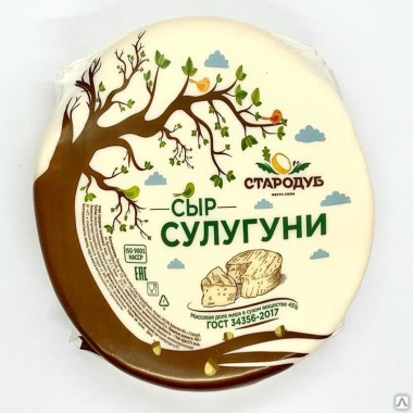 Сыр Сулугуни "Стародуб" 400 гр. Сыр Сулугуни "Стародуб" 400 гр.