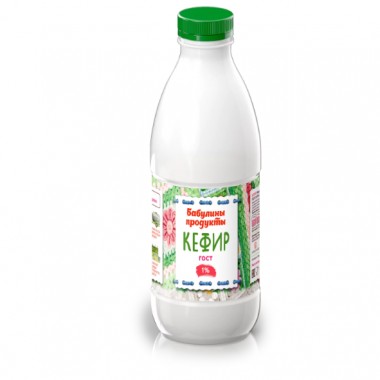 Кефир 1% "Бабулины продукты" 900гр Кефир 1% "Бабулины продукты" 900гр