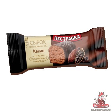 Сырок глазированный с какао "Пестравка" 40 гр Сырок глазированный с какао "Пестравка" 40 гр