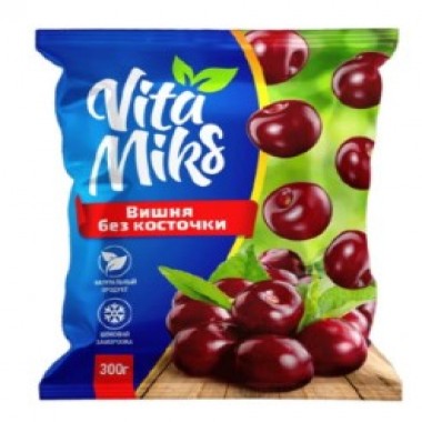 Вишня без косточек зам. "Vita Miks" 300гр Вишня без косточек зам. "Vita Miks" 300гр