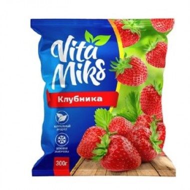 Клубника зам. "Vita Miks" 300гр Клубника зам. "Vita Miks" 300гр