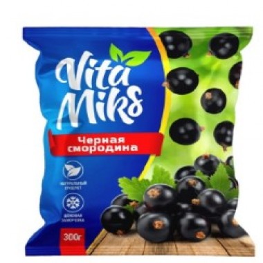 Черная смородина зам. "Vita Miks" 300гр Черная смородина зам. "Vita Miks" 300гр