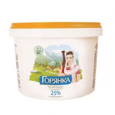 Сметана 25% «Горянка» 700г Сметана 25% «Горянка» 700г