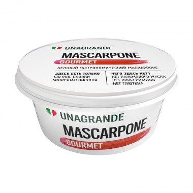 Сыр маскарпоне «Unagrande» 80% 250г Сыр маскарпоне «Unagrande» 80% 250г