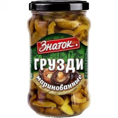 Грузди маринованные «Знаток» 280гр Грузди маринованные «Знаток» 280гр