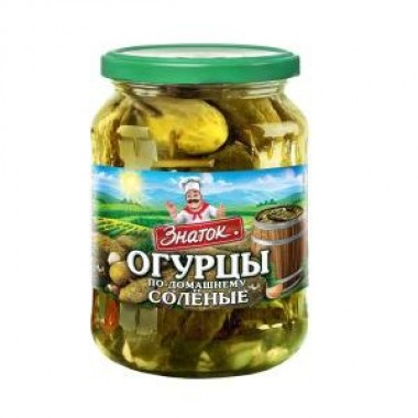 Огурцы маринованные «Знаток» 680гр Огурцы маринованные «Знаток» 680гр