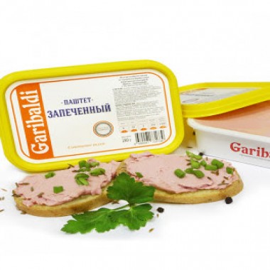 Паштет Мясной «Запеченный» «Гарибальди» 130 гр. Паштет Мясной «Запеченный» «Гарибальди» 130 гр.