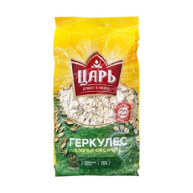 Геркулес хлопья овсяные "Царь" 400гр