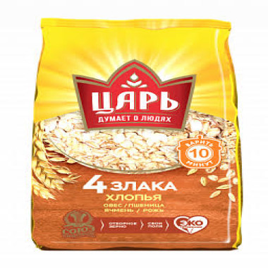 Каша из 4-х злаков 400гр "Царь
