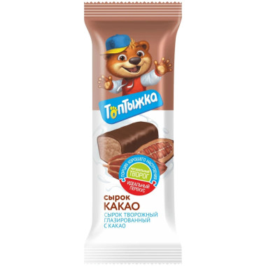 "Топтыжка" Сырок со вкусом шоколада