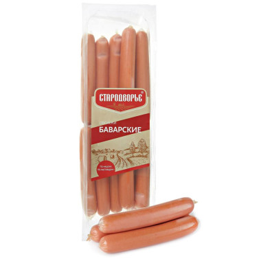Сосиски Баварские «Стародворские Колбасы» 350гр.