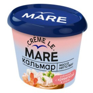 Кальмар рубленый с креветкой в соусе "Балтийский берег" 150гр