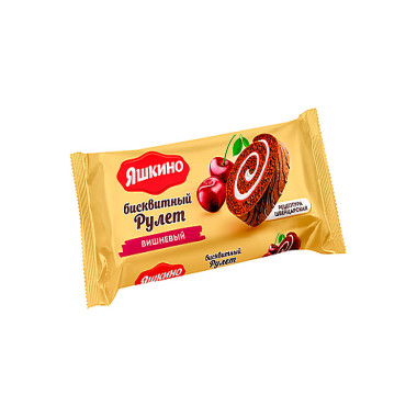 Рулет вишневый "Яшкино" 200гр