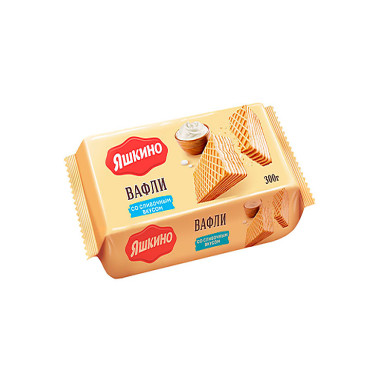 Вафли Сливочные "Яшкино" 300гр