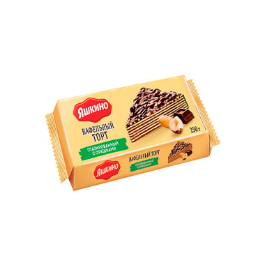 Торт вафельный ореховый "Яшкино" 250гр