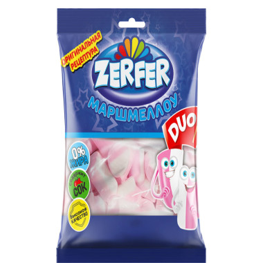 Маршмеллоу Zerfer duo клубника/ваниль "Яшкино" 90гр