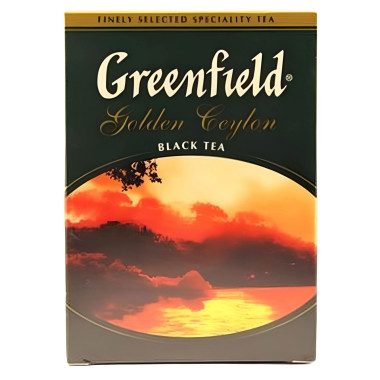 Чай Голден Цейлон 100гр Гринфилд
