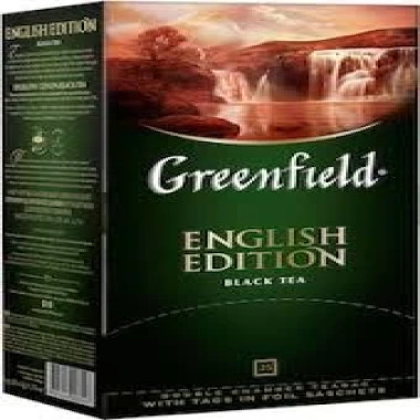 Чай "Инглиш Эдишин" 100гр "Гринфилд"