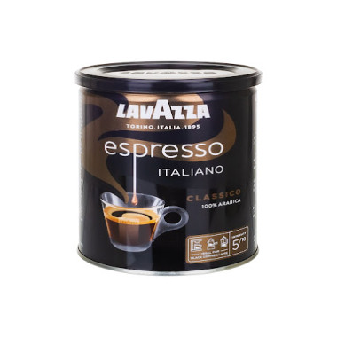 Кофе "Espresso" (молотый) бан. 250гр "Lavazza"