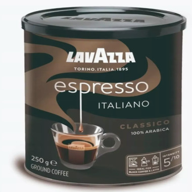Кофе "Espresso" (молотый) 250гр "Lavazza"