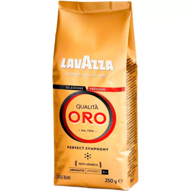 Кофе "Qualita ORO GRA" (зерно) 250гр "Lavazza"