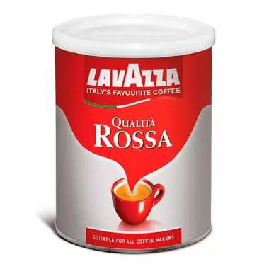 Кофе "Rosso Qualita" (молотый) 250гр "Lavazza"