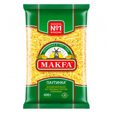 Вермишель "Паутинка" 400гр "Makfa"