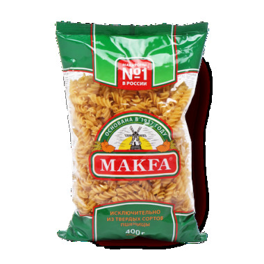 Макароны "Спирали" 400гр "Makfa"