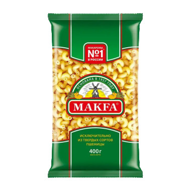 Макароны "Витки" 400гр "Makfa"